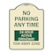 Signmission No Parking Anytime 24 Hour Active Driveway Tow Away Zone Heavy-Gauge Alum, 24" x 18", TG-1824-23773 A-DES-TG-1824-23773 - alternate 1